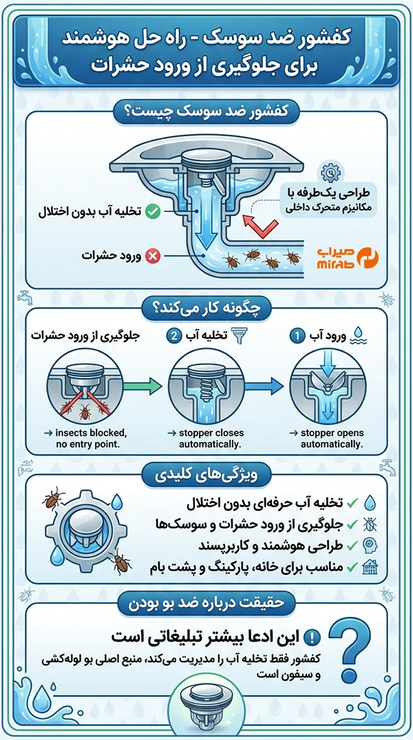 کفشور ضد سوسک میراب